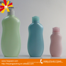 Plástico, HDPE, vazio, shampoo, verde, garrafa